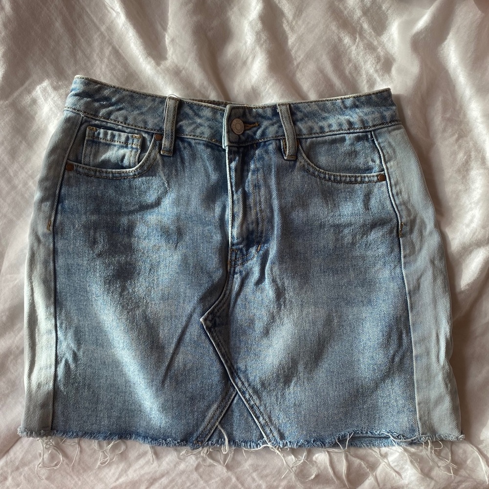 pacsun vintage contrast side panel skirt